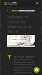 Mobile Screenshot of greenlitewindows.com